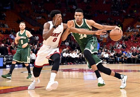 Feb 13, 2024 · The Heat have enjoyed a four-game homestand but will soon have to dust off their road jerseys. They will square off against the Milwaukee Bucks at 8:00 p.m. ET on Tuesday at Fiserv Forum. The Heat ... 